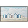 "Beach House Park" Framed Canvas Wall Art Painting, 112cm