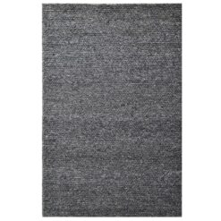 Beads No.6372 Handwoven Wool Rug, 230x160cm, Charcoal