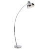 Bear Metal Arc Floor Lamp, Chrome
