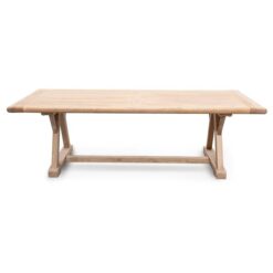 Bellevue Reclaimed Elm Timber Dining Table, 240cm