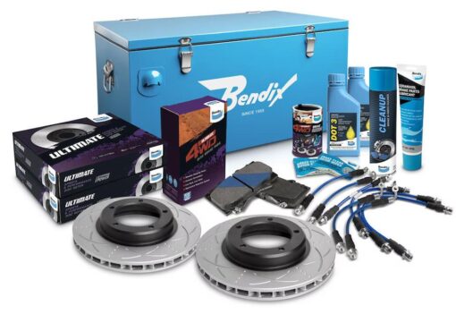 Bendix Ultimate 4WD Brake Upgrade Kit Dual Channel ABS to suit Toyota Land Cruiser (1984-2007) J7