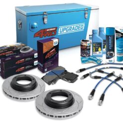 Bendix Ultimate 4WD Brake Upgrade Kit with 2 inch Lift without ABS to suit Toyota Land Cruiser (1998-2002) FZJ105 & (1998-2008) J1