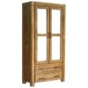 Berida Acacia Timber Display Cabinet
