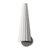 Bion Steel LED Wall Light, Black / White