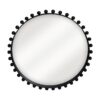 Birchgrove Round Wall Mirror, 120cm, Black