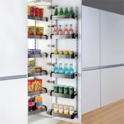 Bistro Open-Out Tandem Pantry Unit - Adjustable Height - for 450mm or 600mm Cabinet - Internal Unit
