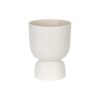 Blanche Polystone Planter Pot, Small, Chalk Blanche Polystone Planter Pot, Small, Chalk