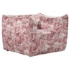 Blax Velvet Fabric Lounger, Red Mushroom Land