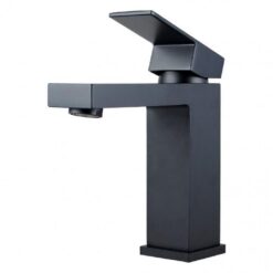 Blaze Matte Black Basin Mixer Tap