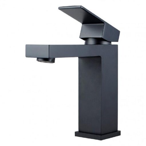 Blaze Matte Black Basin Mixer Tap