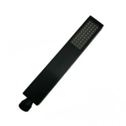 Blaze Matte Black Brass Square Hand-Held Shower Spray Head