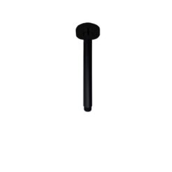 Blaze Round Black Ceiling Shower Arm 200mm