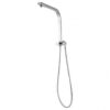 Blaze Square Chrome Top Water Inlet Shower Rail - Short