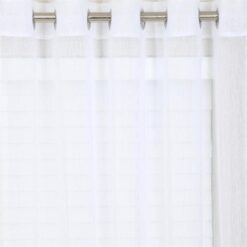 Blizzard Sheer Eyelet Curtain 220cm & 250cm Drop