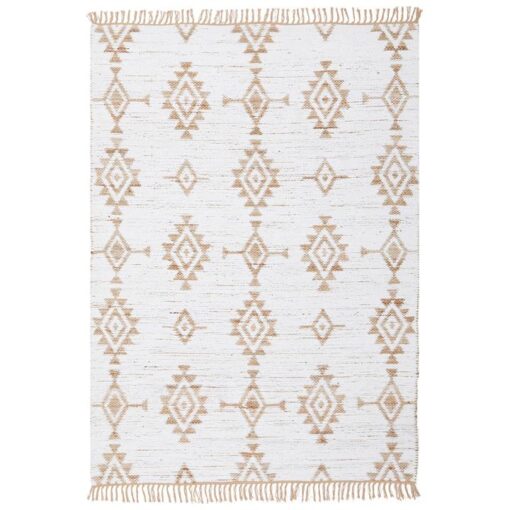 Bodhi Quinton Hand Loomed Cotton & Jute Rug, 380x280cm