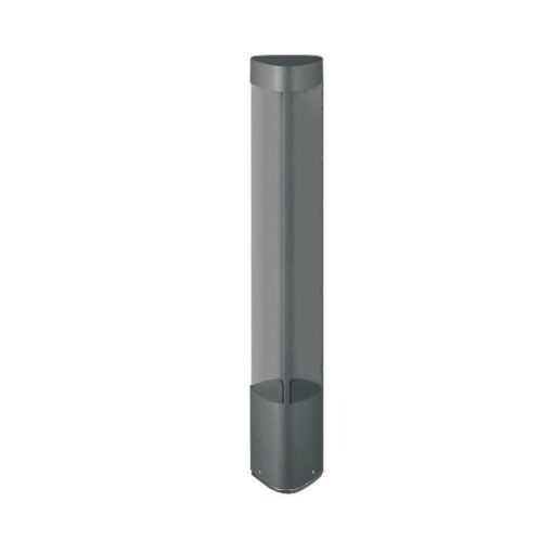 Bol LED Bollard Light - 7W Warm White - Triangle - 800mm Grey