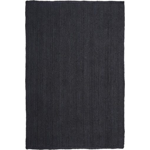 Bondi Hand Braided Jute Rug, 400x300cm, Black