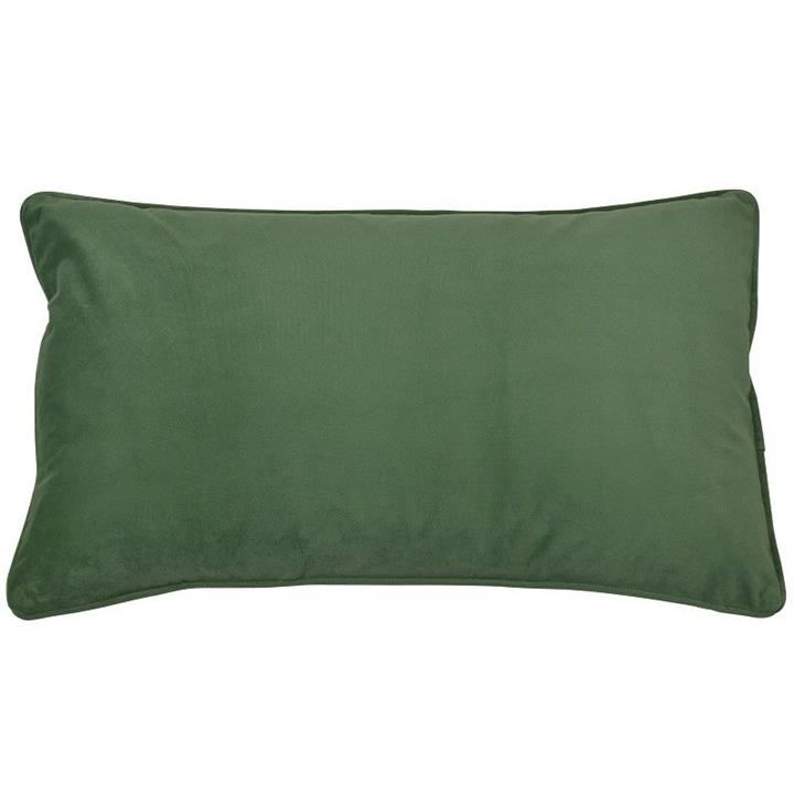 Bondi Velvet Lumbar Cushion Cover, Olive Bondi Velvet Lumbar Cushion Cover, Olive