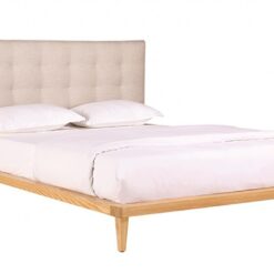 Bondi timber upholstered bed frame