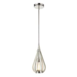 Bonito Wooden Frame Pendant Light, Small, Winter Moss