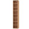 Bookshelf 8 Tiers MILO Pine