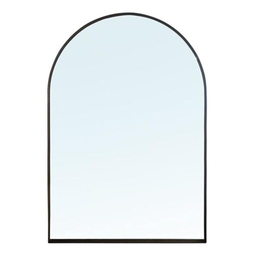 Bouvier Iron Frame Arch Wall Mirror, 180cm