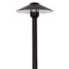Boyle IP65 Aluminium Garden Spike Light, 12V, 3.5W, 2700K, Large Shade / Medium Post, Bronze