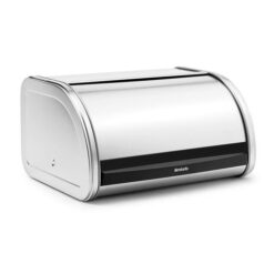 Brabantia Medium Roll Top Bread Bin - Matt Steel