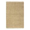 Brink & Campman Atelier Twill Handwoven Designer Wool Rug, 230x160cm, Tan