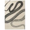 Brink & Campman Decor Flow Hand Tufted Designer Wool Rug, 200x140cm, Soft Sand