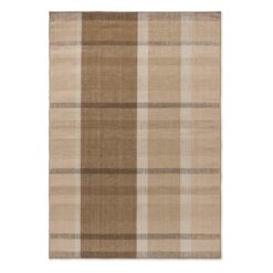 Brink & Campman Zona Block Stripe Indoor / Outdoor Designer Rug, 280x200cm, Cashew