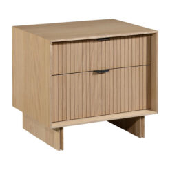 Bristow Wooden Bedside Table, Oak