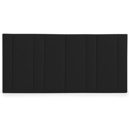 Bronx Fabric Bed Headboard, Queen, Black