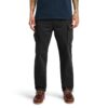 Brookline Twill Cargo Trousers Black