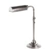 Brooklyn Adjustable Metal Table Lamp - Antique Silver
