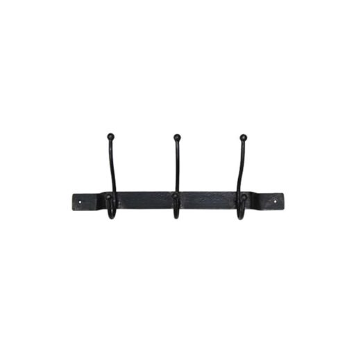 Brugues Wrought Iron Wall Hanger, 3 Hook
