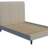 Bruno custom upholstered bed with choice of standard base