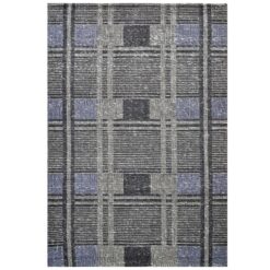 Bushra No.6324 Handwoven Wool Rug, 160x110cm, Charcoal