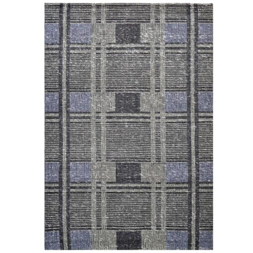 Bushra No.6324 Handwoven Wool Rug, 160x110cm, Charcoal