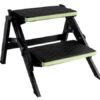 Camec Black Two Stage Aluminium Step