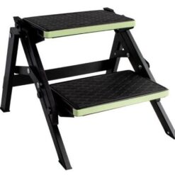 Camec Black Two Stage Aluminium Step