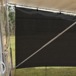 Camec Privacy End Pop Top 2.1m x 1.8m with Ropes & Pegs Black