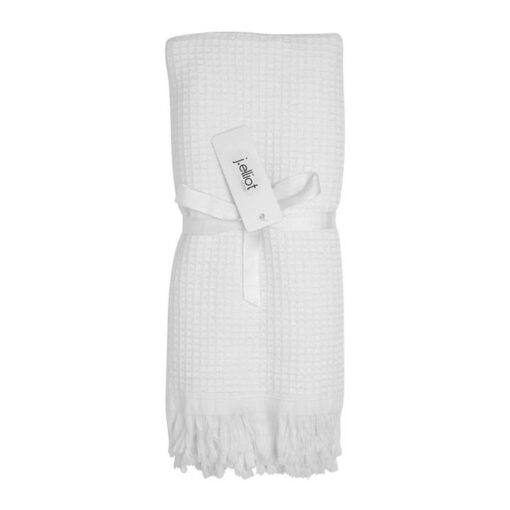 Camila Waffle Cotton Hand Towel, Set of 2, Cloud