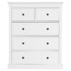 Candace Poplar Timber 5 Drawer Tallboy