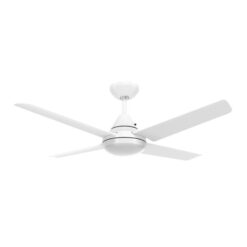 Cardinia AC Ceiling Fan with CCT LED Light, 122cm/48'', White