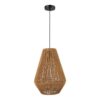 Carter Metal & Paper Rope Pendant Light, Large, Natural