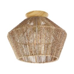 Cassie String Batten Fix Ceiling Light, Natural
