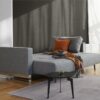 Cassius deluxe double sofa bed with chrome legs - innovation living
