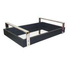 Celine Wood & Metal Tray, Large