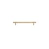 Charmian Knurled Cabinet Drawer Handle - 198mm - Brushed Brass